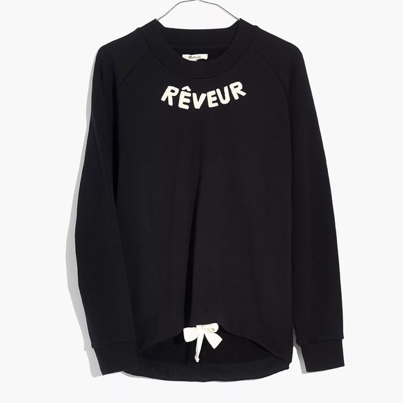 Madewell Reveur Drawstring Oversized Sweatshirt size XXS - Picture 4 of 13